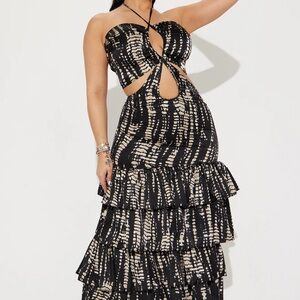 Fashion Nova When in Barbados Maxi Dress NWT 🖤